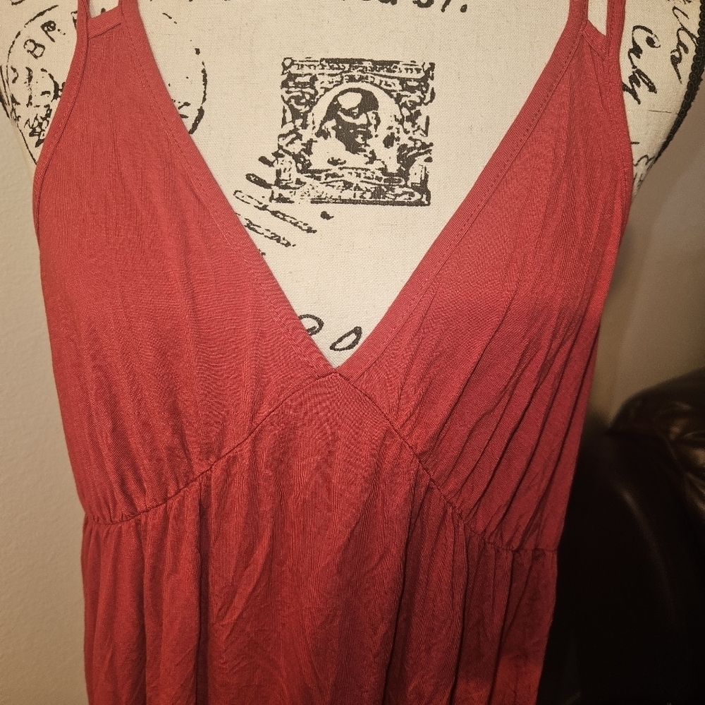 Cheibear Womans Red Chemise NWT Size L - Picture 3 of 11